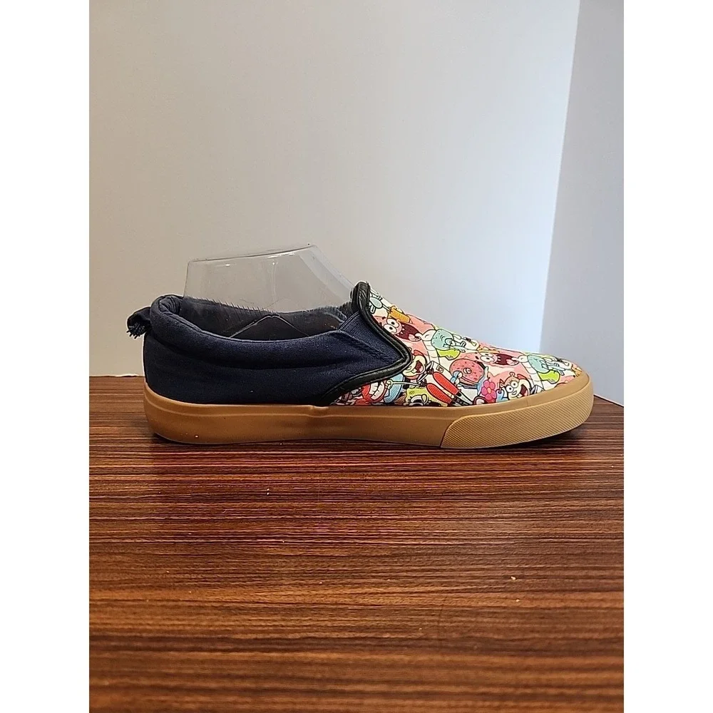 Ground Up SpongeBob Womens Sz 8.5 SquarePants Slip On Skate Shoe Krusty Krab - Picture 4 of 9